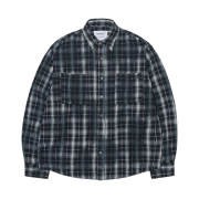 NOMANUAL O.D Check Shirt Black