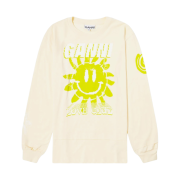 (W) Ganni Love Club Long Sleeve T-Shirt Rutabaga