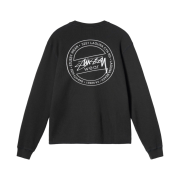 Stussy LS Thermal T-Shirt Black