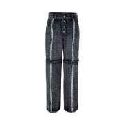 Thug Club x MCM Zip Denim Pants Black