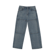 Thug Club Double Knee Laser Denim Pants Denim