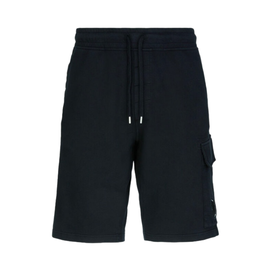 12CMSB021A002246G999 C.P. Company Light Fleece Cargo Shorts Black - 22SS