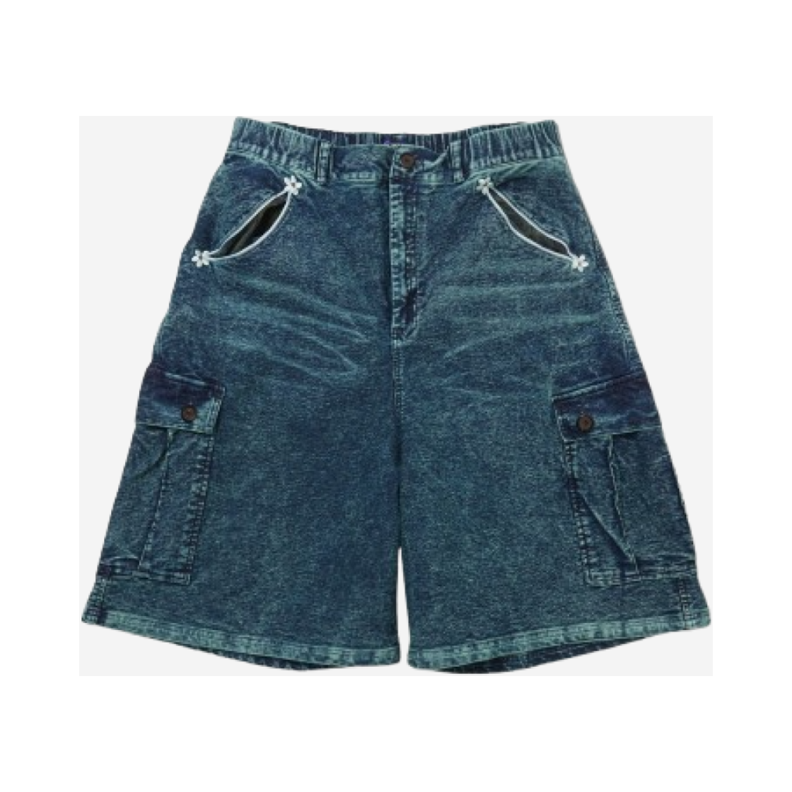 FR1KP20U NICK GEAR x Penfield Flower Indigo Bermuda Pants Indigo