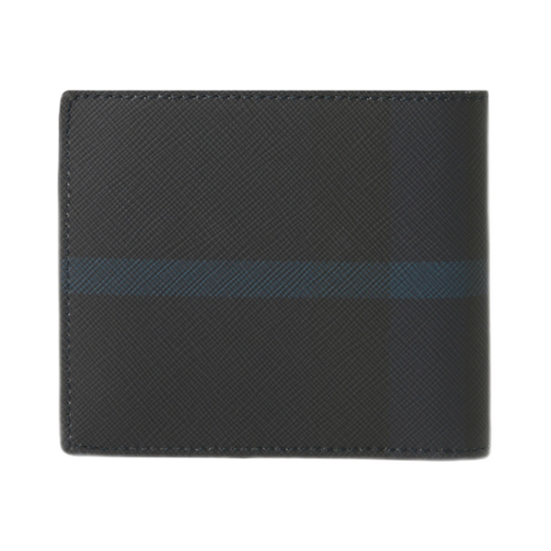 버버리 체크 반지갑 코인 지갑 네이비(Burberry Check Bifold Coin Wallet Navy) - 2
