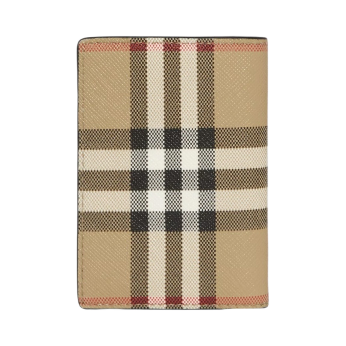 버버리 빈티지 체크 레더 폴딩 카드 케이스 아카이브 베이지(Burberry Vintage Check Leather Folding Card Case Archive Beige) - 3