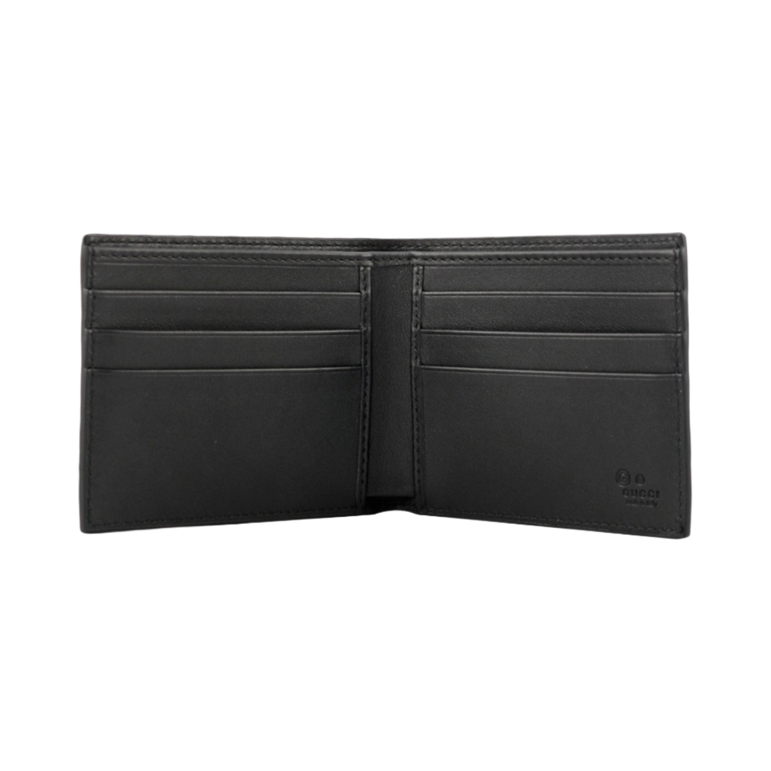 260987-BMJ1N-1000 Gucci Micro GG Ssima Bi-Fold Wallet Black - #2