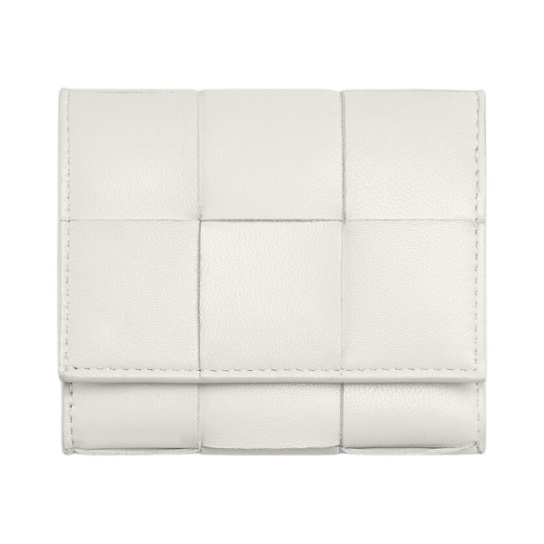 보테가 베네타 트라이폴드 지퍼 지갑 초크(Bottega Veneta Tri-Fold Zip Wallet Chalk) - 1