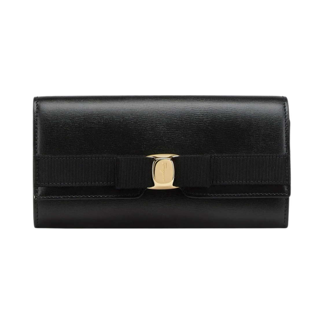 페라가모 바라 보우 장지갑 블랙(Ferragamo Vara Bow Continental Wallet Black) - 1