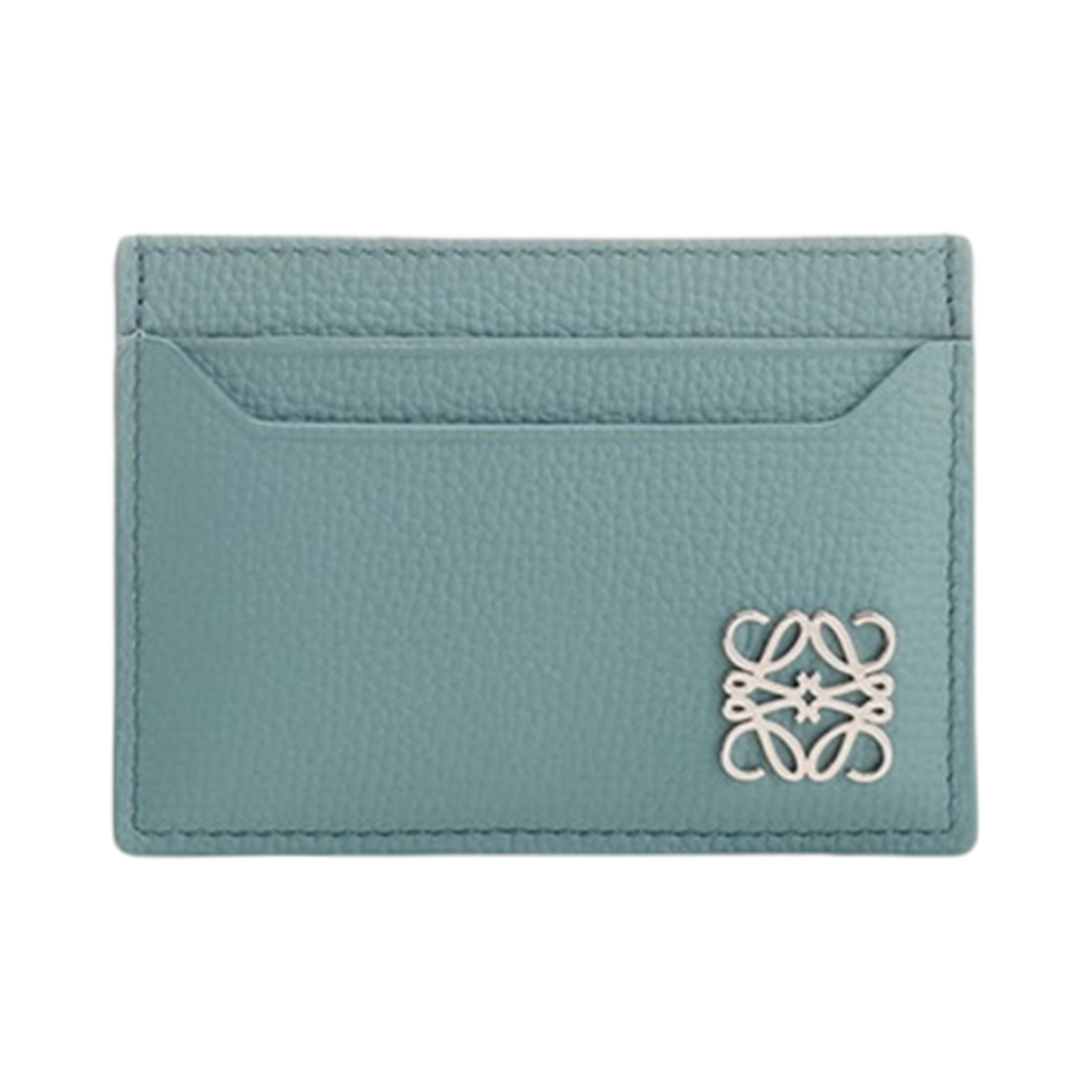 로에베 페블 그레인드 카프스킨 아나그램 플레인 카드 홀더 워터(Loewe Anagram Plain Card Holder in Pebble Grained Calfskin Water)
