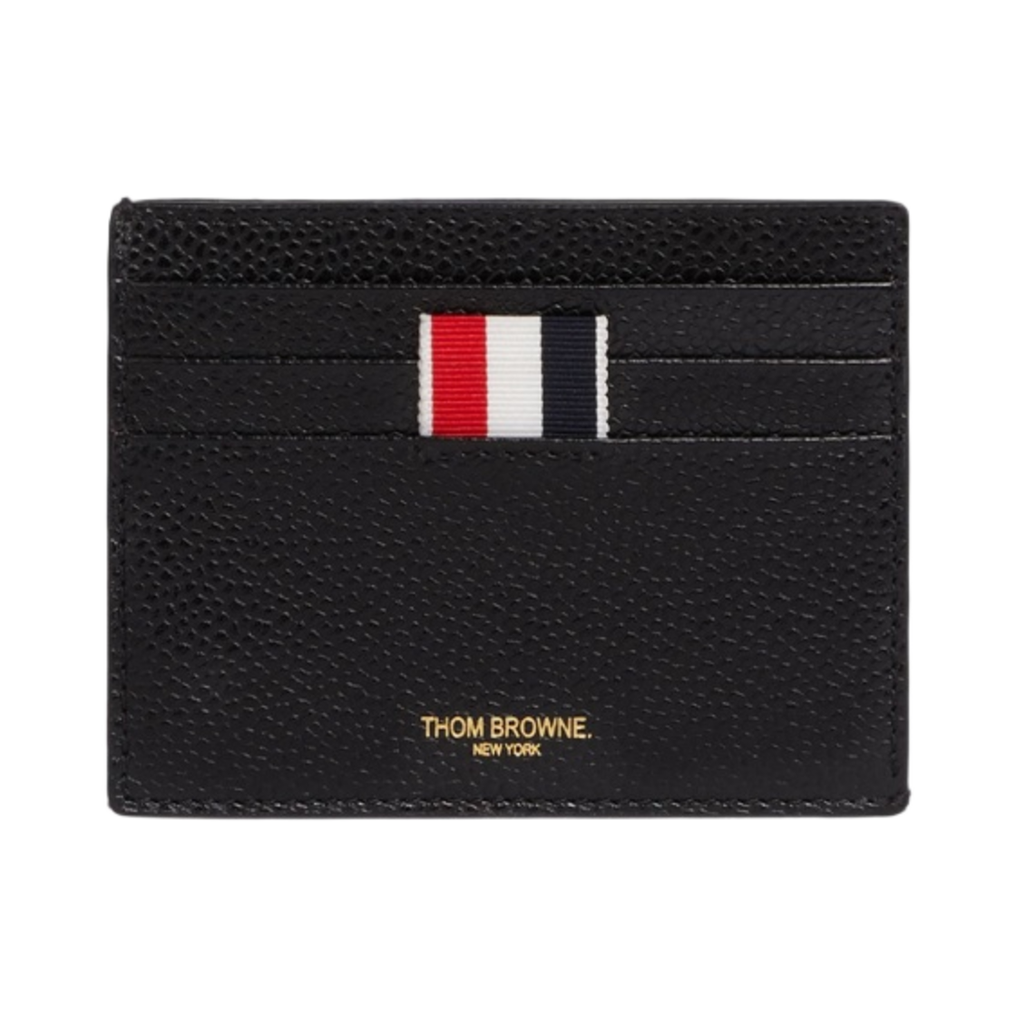 톰브라운 RWB 엣지 스테인 더블 사이드 카드 홀더 블랙(Thom Browne RWB Edge Stain Double Sided Card Holder Black)