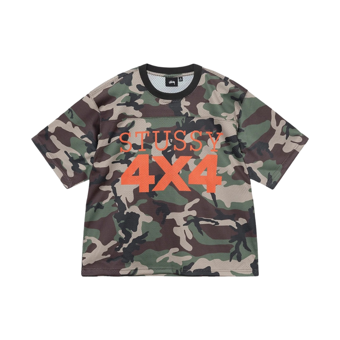 스투시 4x4 메쉬 풋볼 저지 카모(Stussy 4x4 Mesh Football Jersey Camo)