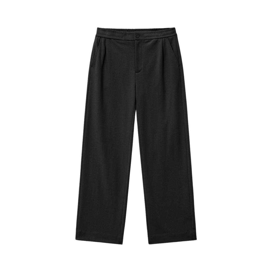 TNPA4E107BK TNGT Wide-fit Banding Terry Pants Black