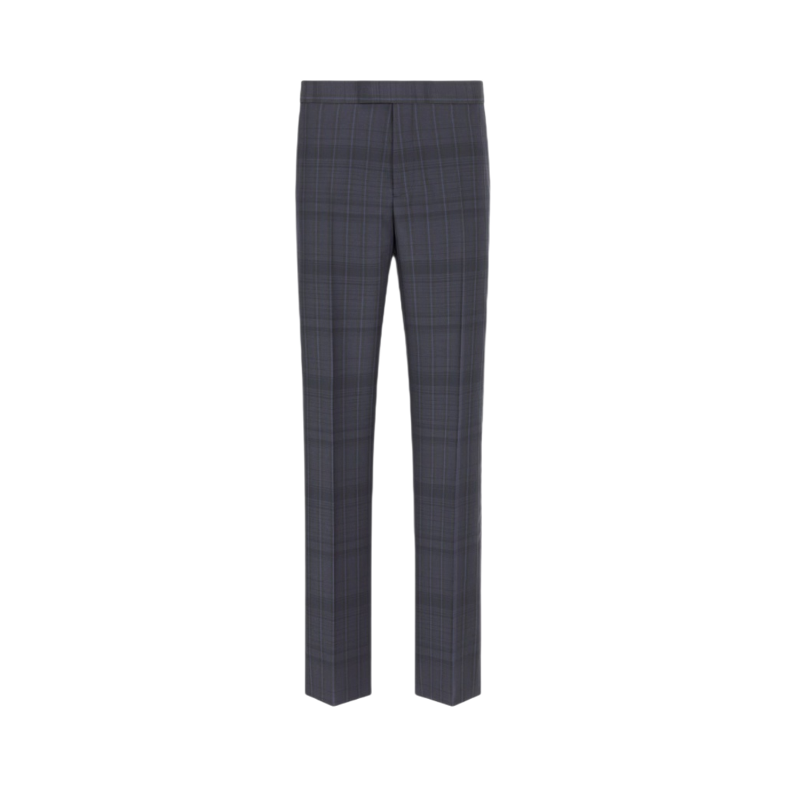 디올 x 데님 티어스 디올 티어스 팬츠 네이비 블루 체커드 울 모헤어(Dior x Denim Tears Dior Tears Pants Navy Blue Checkered Wool and Mohair) - 1