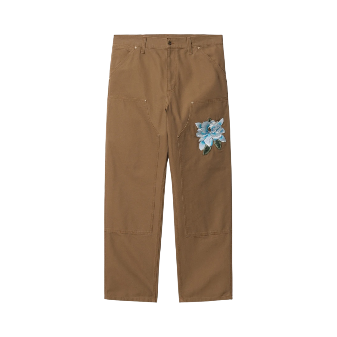 칼하트 WIP x 어웨이크 NY 더블 니 팬츠 브라운