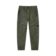 Stone Island 32029 S.I.PA/PL Seersucker TC Pants Olive Green - 20SS