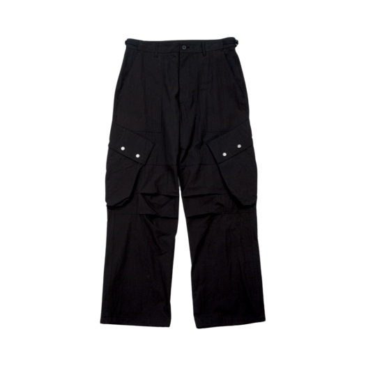 SE24SPT01BK Surface Edition Big Cargo Pants Black