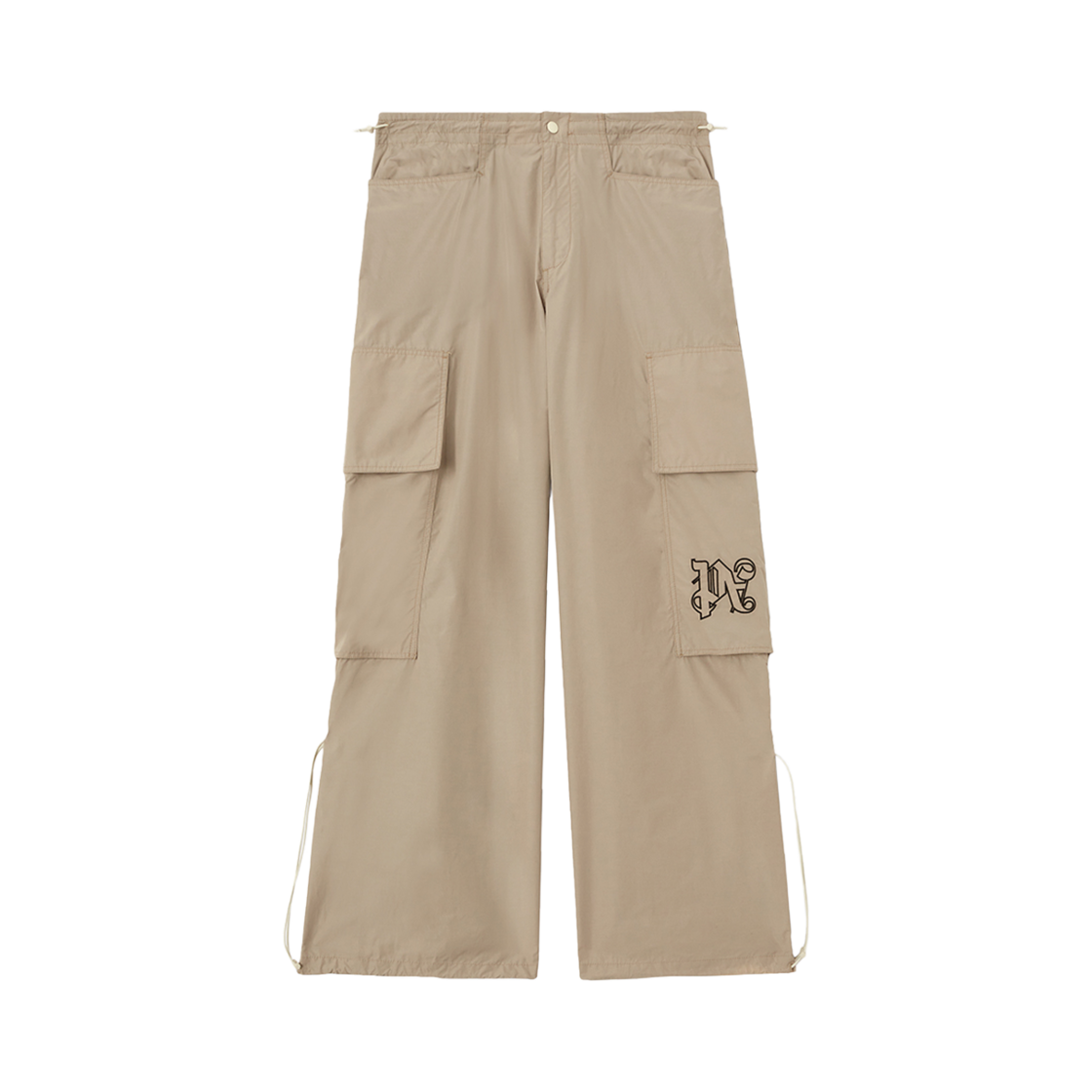 P3PMPA382 Palm Angels Pa Monogram Parachute Pants Beige
