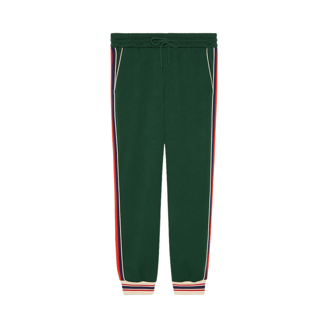 구찌 GG 자카드 저지 트랙 바텀 그린(Gucci GG Jacquard Jersey Track Bottoms Green) - 1
