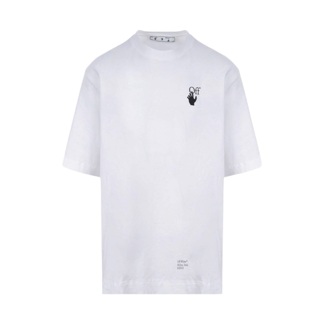 OMAA120F21JER0070110 Off-White Caravaggio Arrow Skate Over S/S T-Shirt White - #2