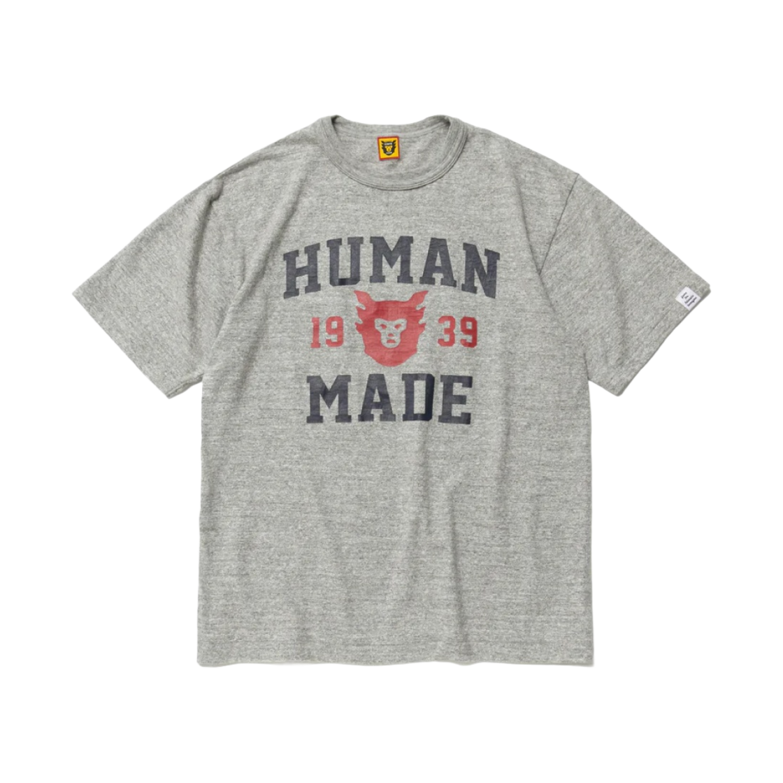 휴먼 메이드 페이스 로고 티셔츠 그레이(Human Made Face Logo T-Shirt Gray) - 1