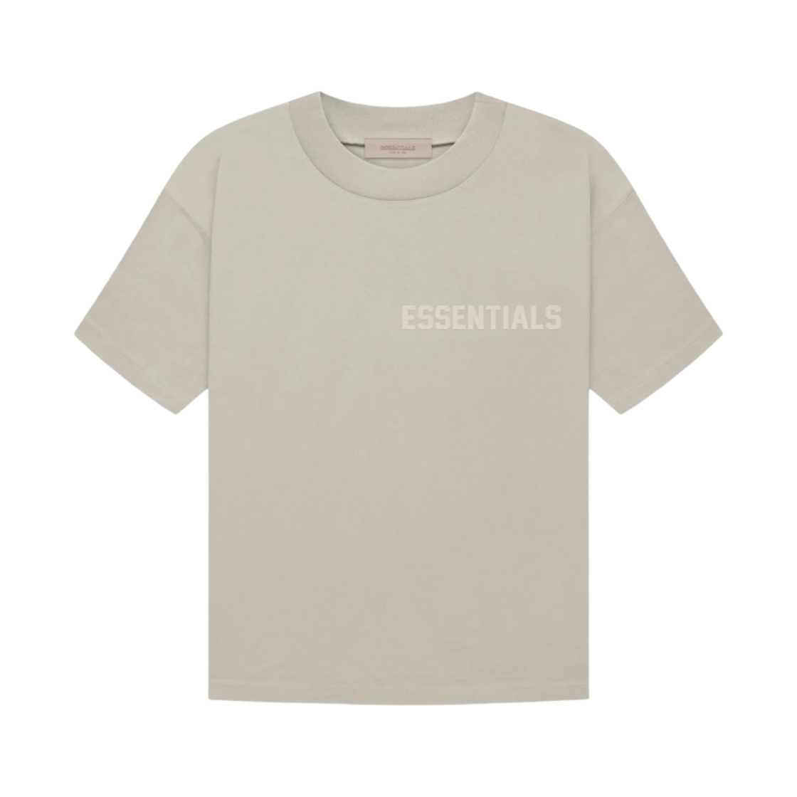 (W) 에센셜 숏슬리브 티셔츠 스모크 - 22FW((W) Essentials Short Sleeve T-Shirt Smoke - 22FW) - 1