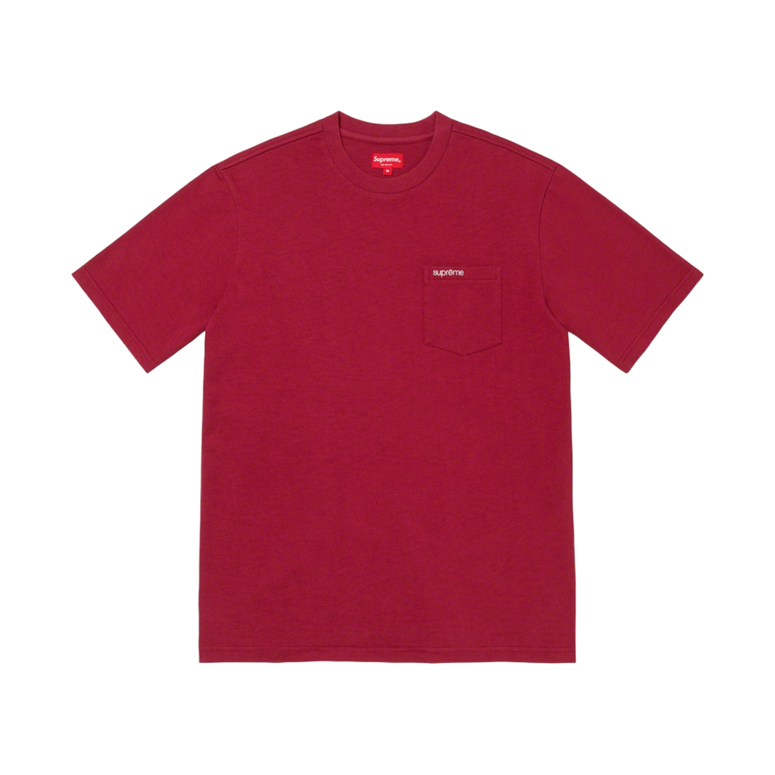 슈프림 숏슬리브 포켓 티셔츠 카디널 - 22FW(Supreme S/S Pocket T-Shirt Cardinal - 22FW) - 1