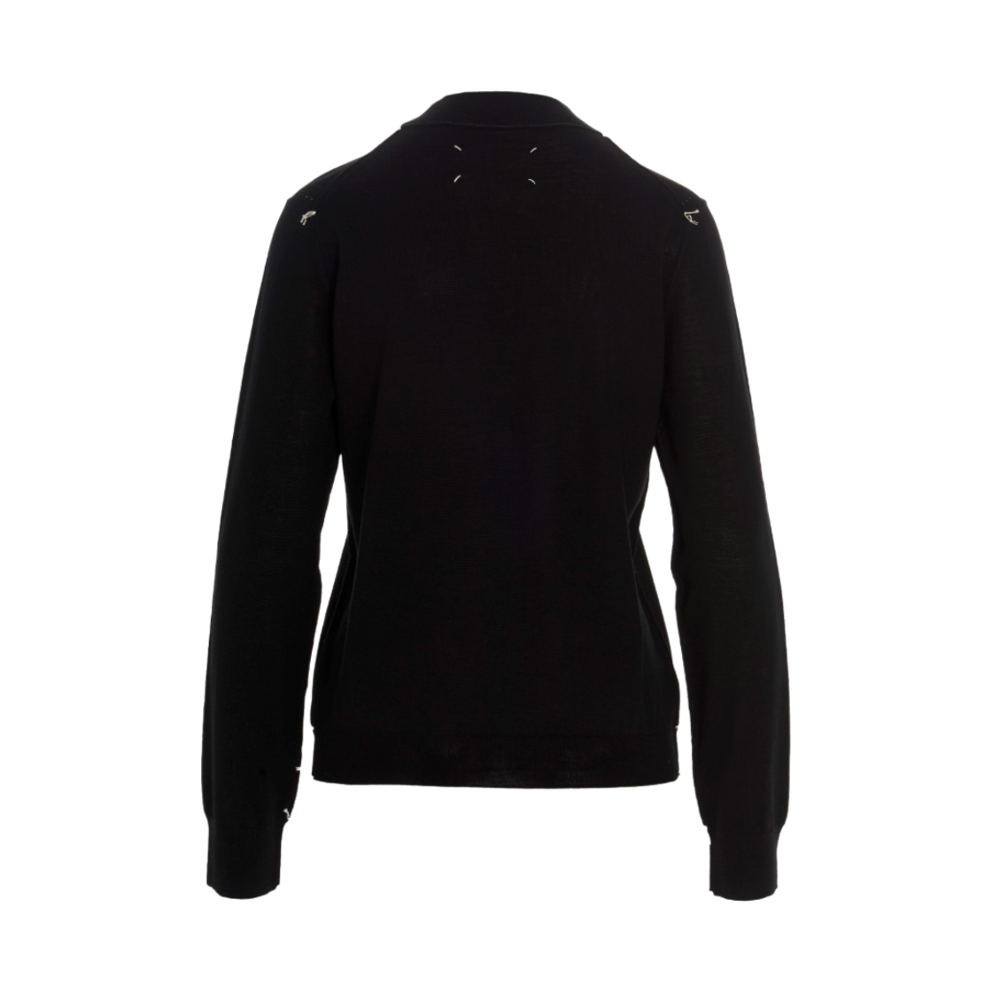 (W) 메종 마르지엘라 워크 인 프로그레스 스웨터 블랙((W) Maison Margiela Work In Progress Sweater Black) - 2