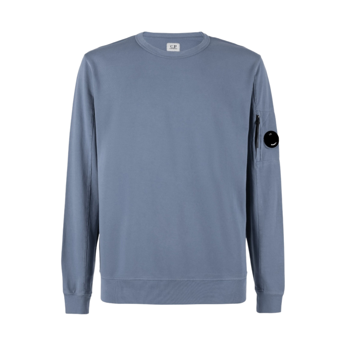 C.P. 컴퍼니 라이트 플리스 스웨트셔츠 인피니티 블루 - 22FW(C.P. Company Light Fleece Sweatshirt Infinity Blue - 22FW) - 1