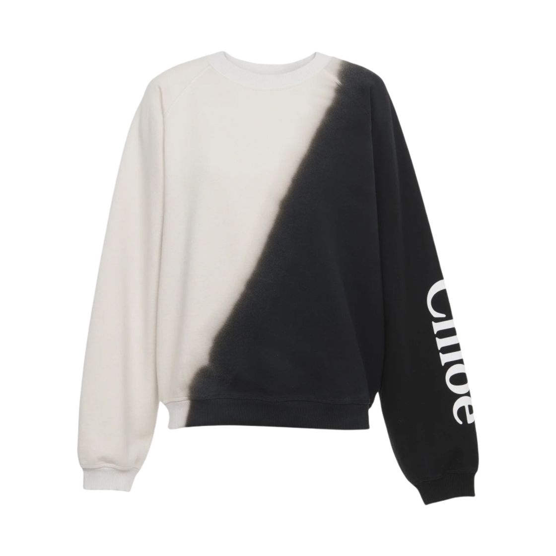 CHC23AJH11191905 (W) Chloe Printed Jumper Black White