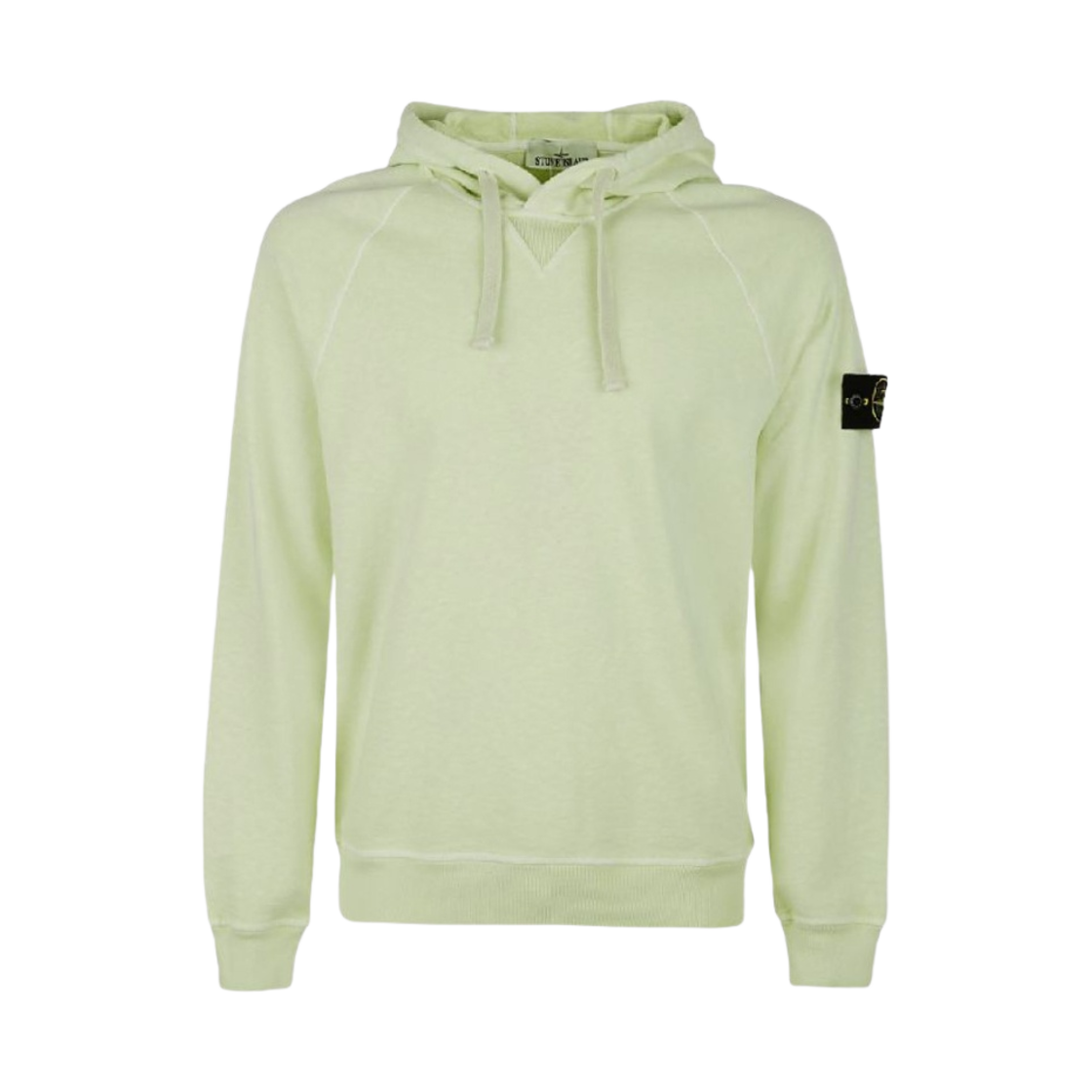스톤 아일랜드 62160 말파일 플리스 가먼트 다이드 후드 스웨트셔츠 라이트 그린 - 23SS(Stone Island 62160 Malfile Fleece Garment Dyed Hooded Sweatshirt Light Green - 23SS) - 1