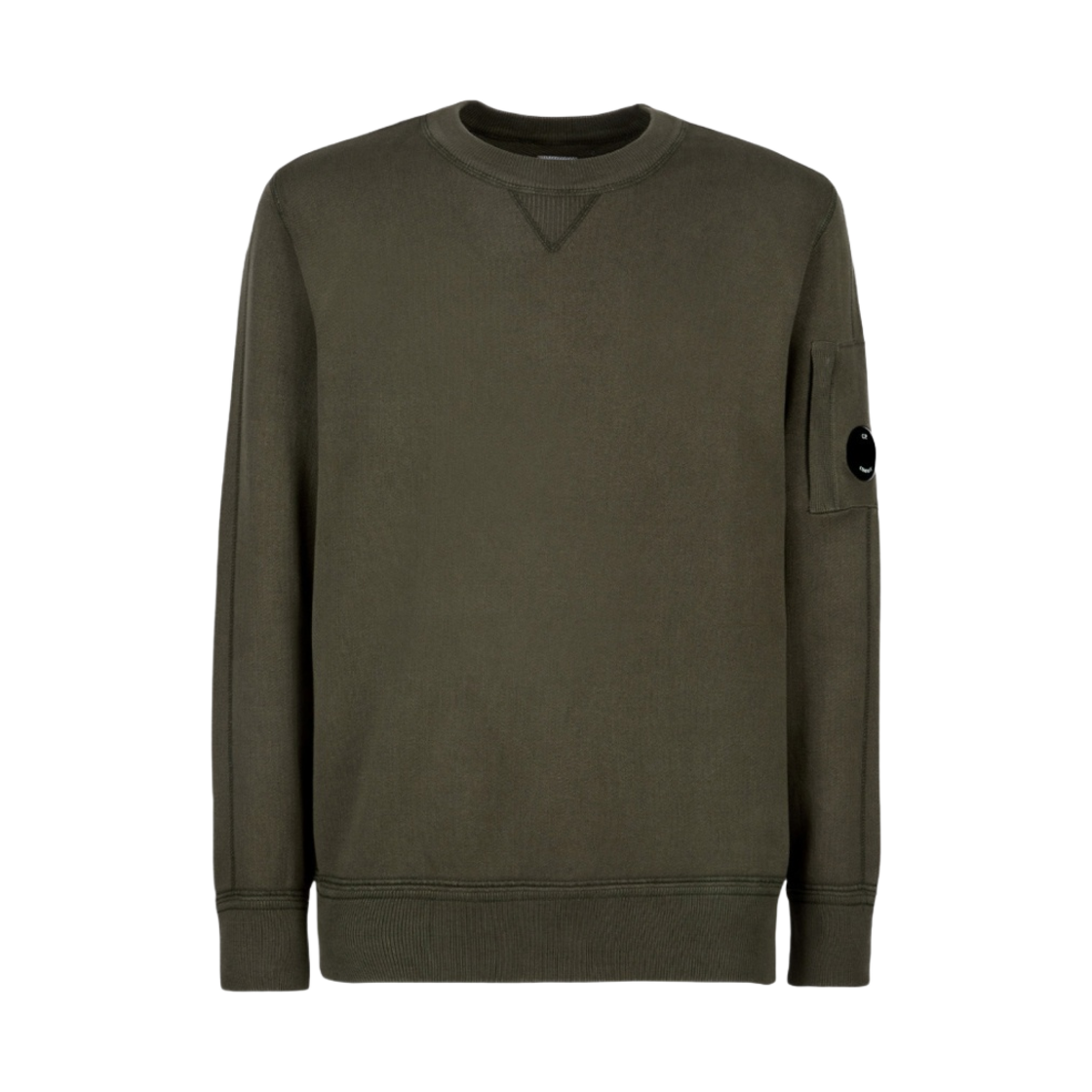 C.P. 컴퍼니 코튼 니트 점퍼 아이비 그린 - 22FW(C.P. Company Cotton Knit Jumper Ivy Green - 22FW) - 1