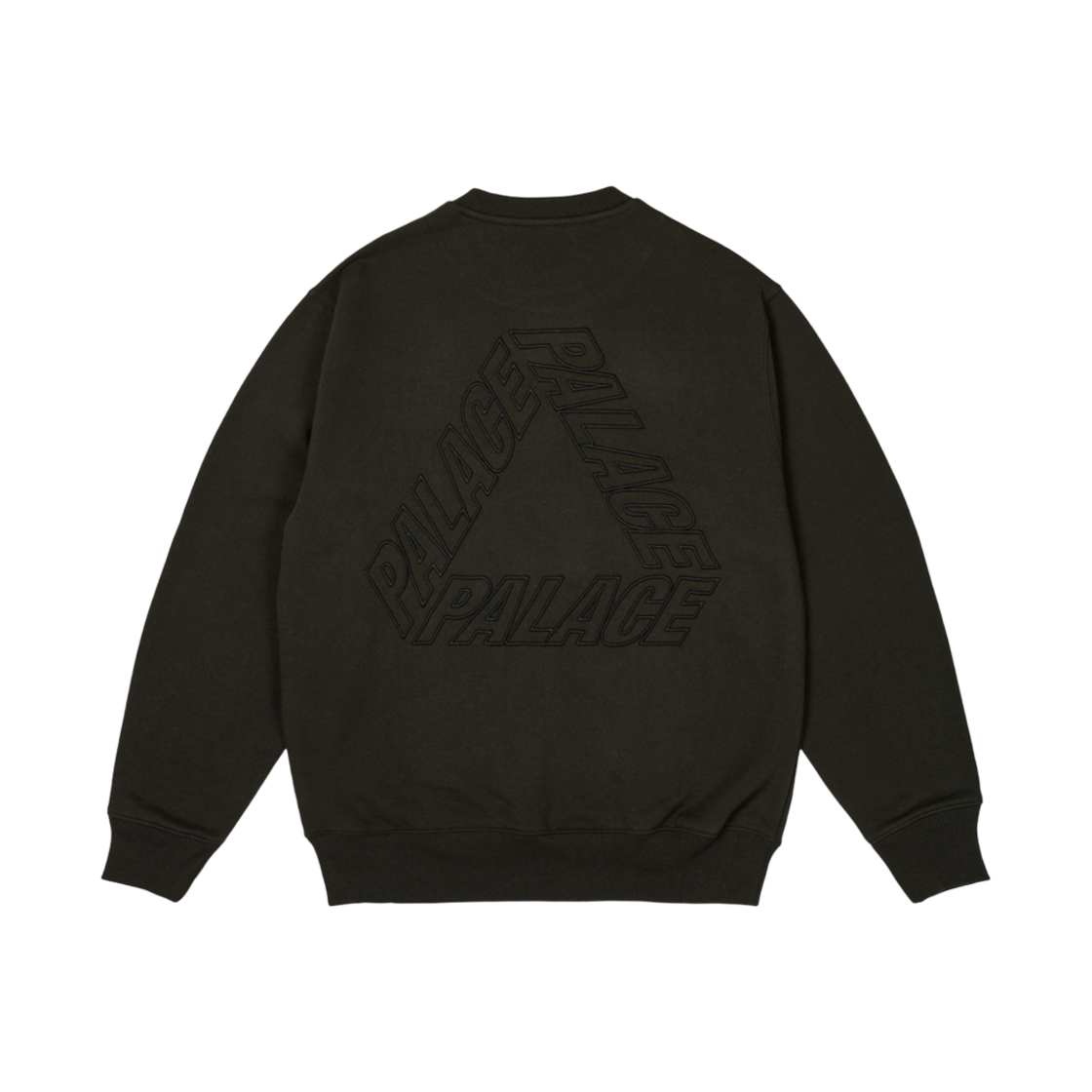 팔라스 아웃라인 P-3 크루넥 블랙 - 24SS | Palace | KREAM