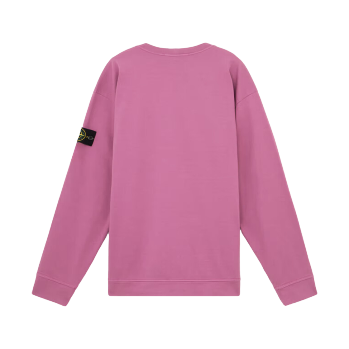스톤 아일랜드 63750 헤비 코튼 저지 크루넥 스웨트셔츠 위드 립드 디테일 어니언 로즈 - 24FW(Stone Island 63750 Heavy Cotton Jersey Crewneck Sweatshirt with Ribbed Details Onion Rose - 24FW) - 2