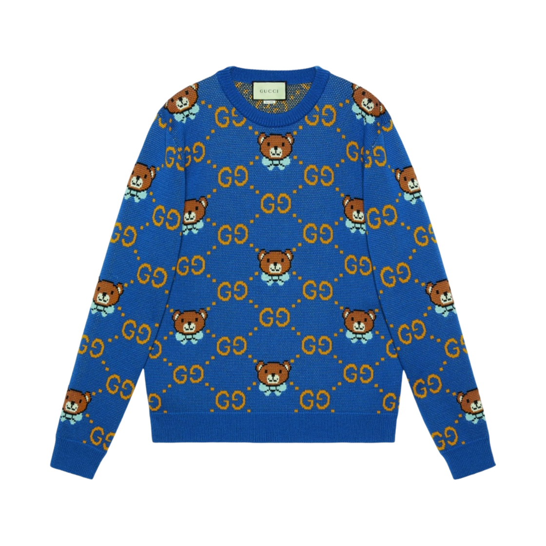 구찌 x 카이 GG 자카드 스웨터 블루(Gucci x Kai GG Jacquard Sweater Blue) - 1