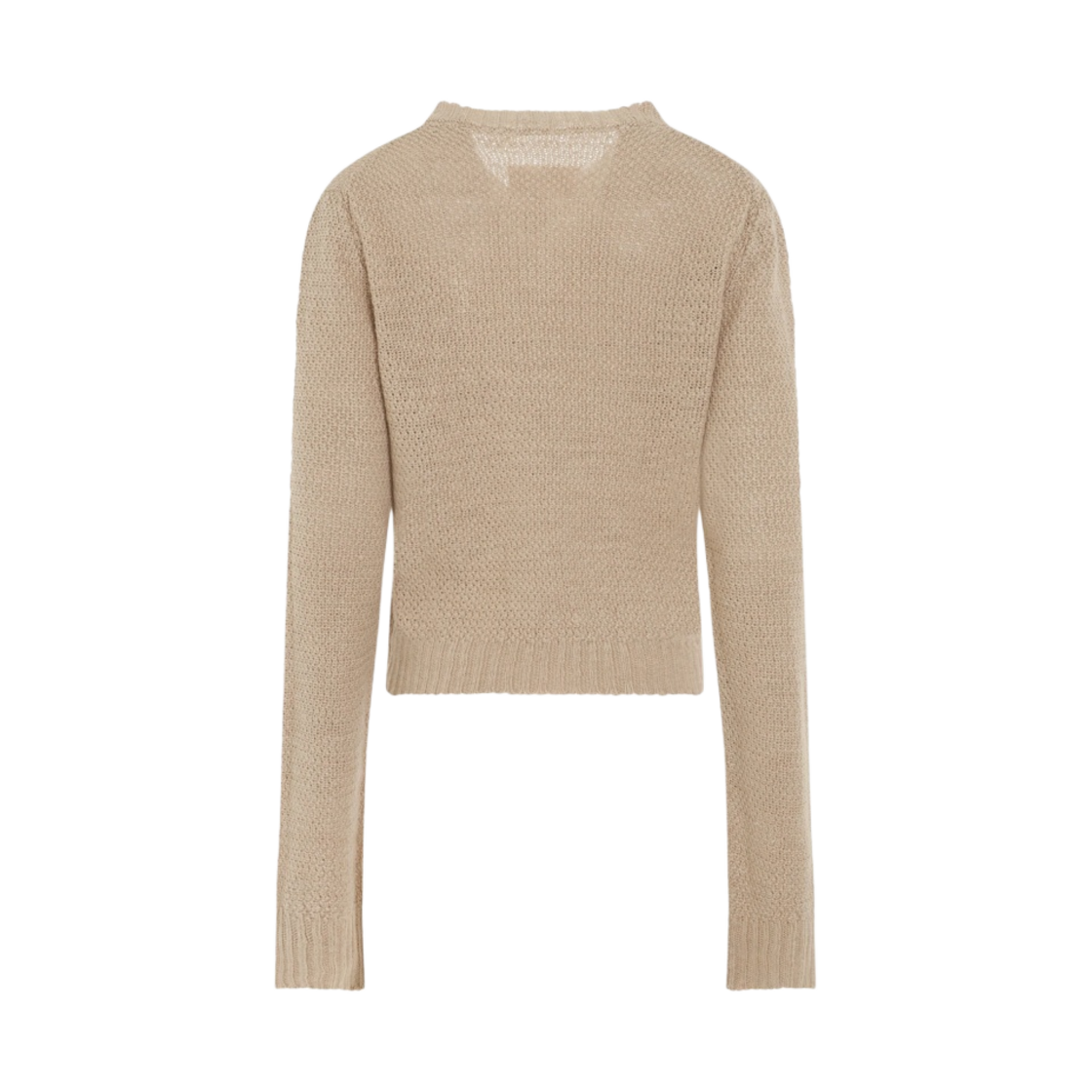 (W) 메종 마르지엘라 헴프 베스킷 위브 니트 베이지((W) Maison Margiela Hemp Basket Weave Knit Beige) - 2