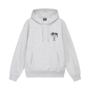 Stussy World Tour Hoodie Ash Heather 2022
