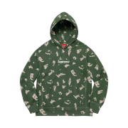 Supreme Box Logo Hooded Sweatshirt Olive Russian Camo - 21FW
