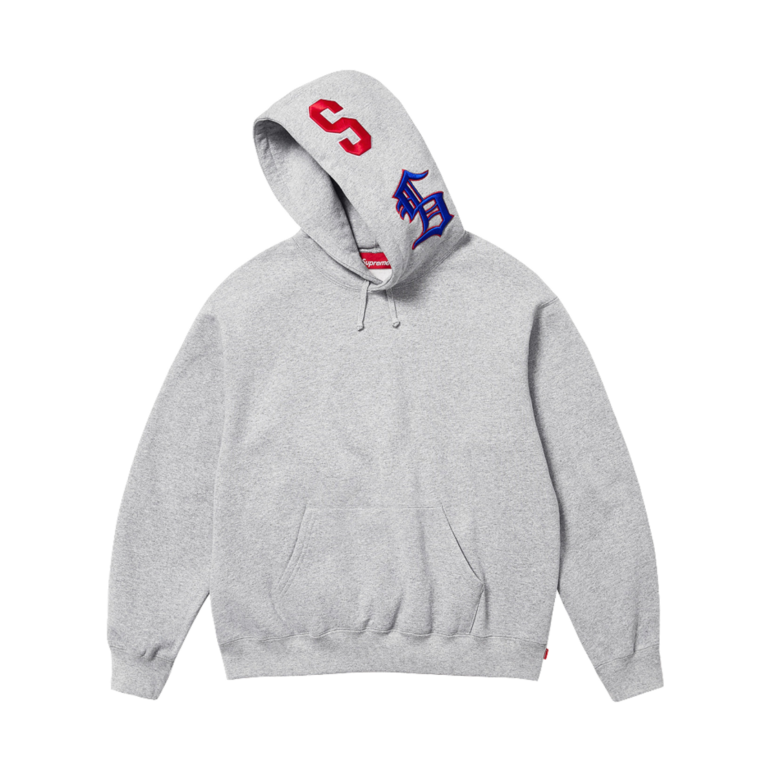 - Supreme Multi S Logo Hooded Sweatshirt Heather Grey - 25SS