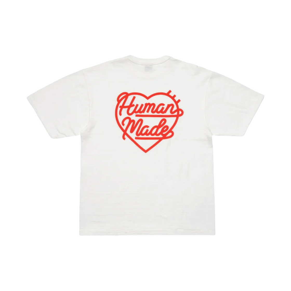 휴먼 메이드 하트 뱃지 티셔츠 화이트