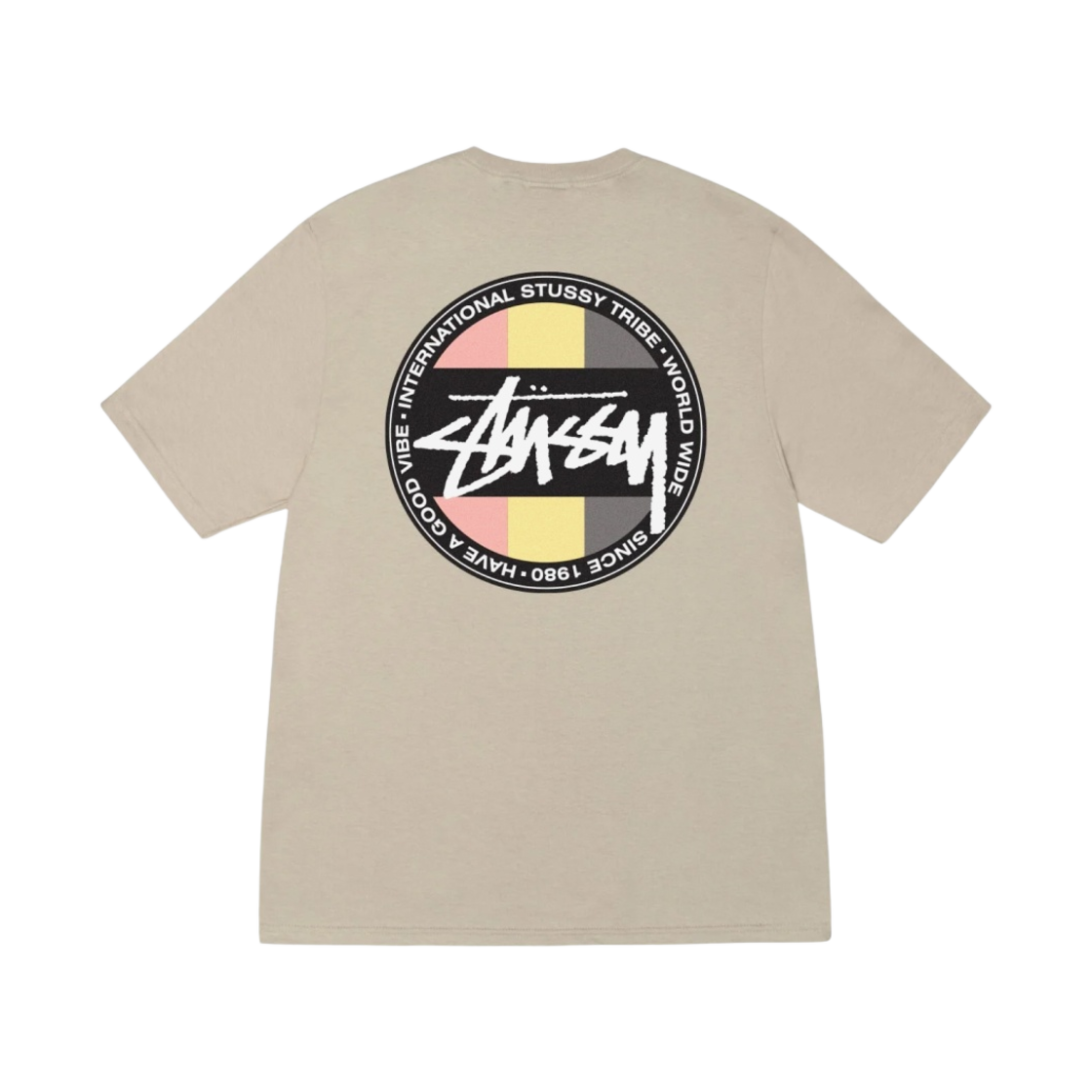 1904929 Stussy Classic Dot T-Shirt Khaki