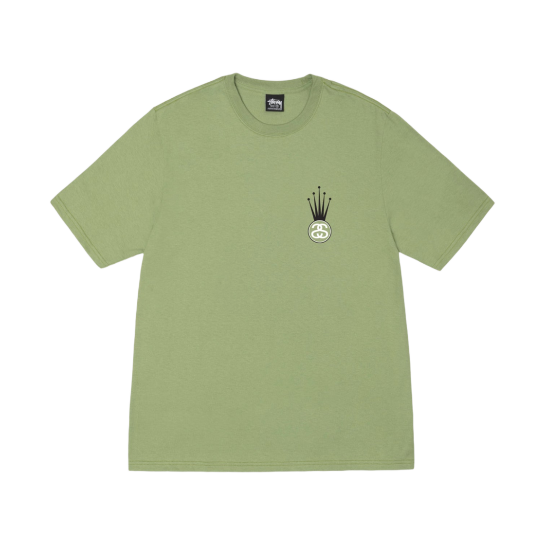 스투시 크라운 링크 티셔츠 모스(Stussy Crown Link T-Shirt Moss) - 2