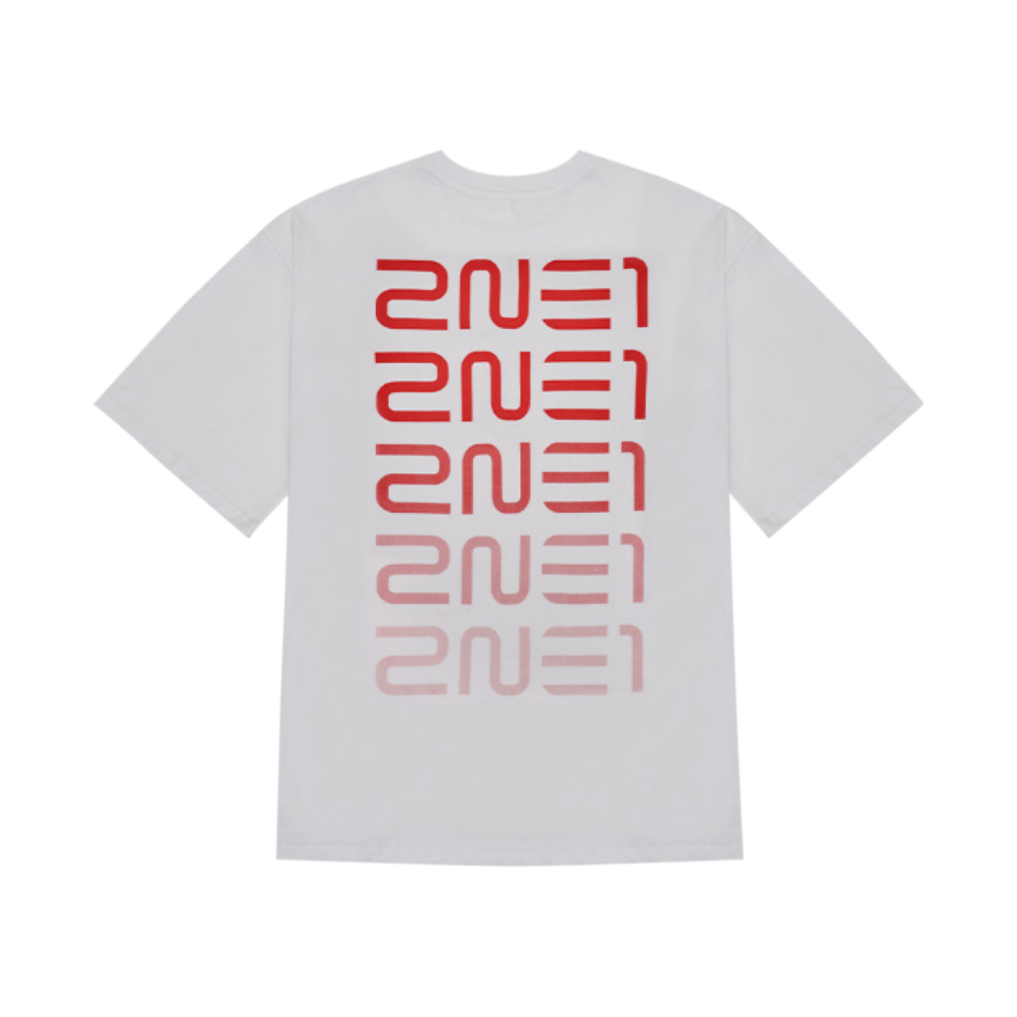 투애니원 리미티드 로고 티셔츠 화이트(2NE1 Limited Logo T-Shirt White) - 2