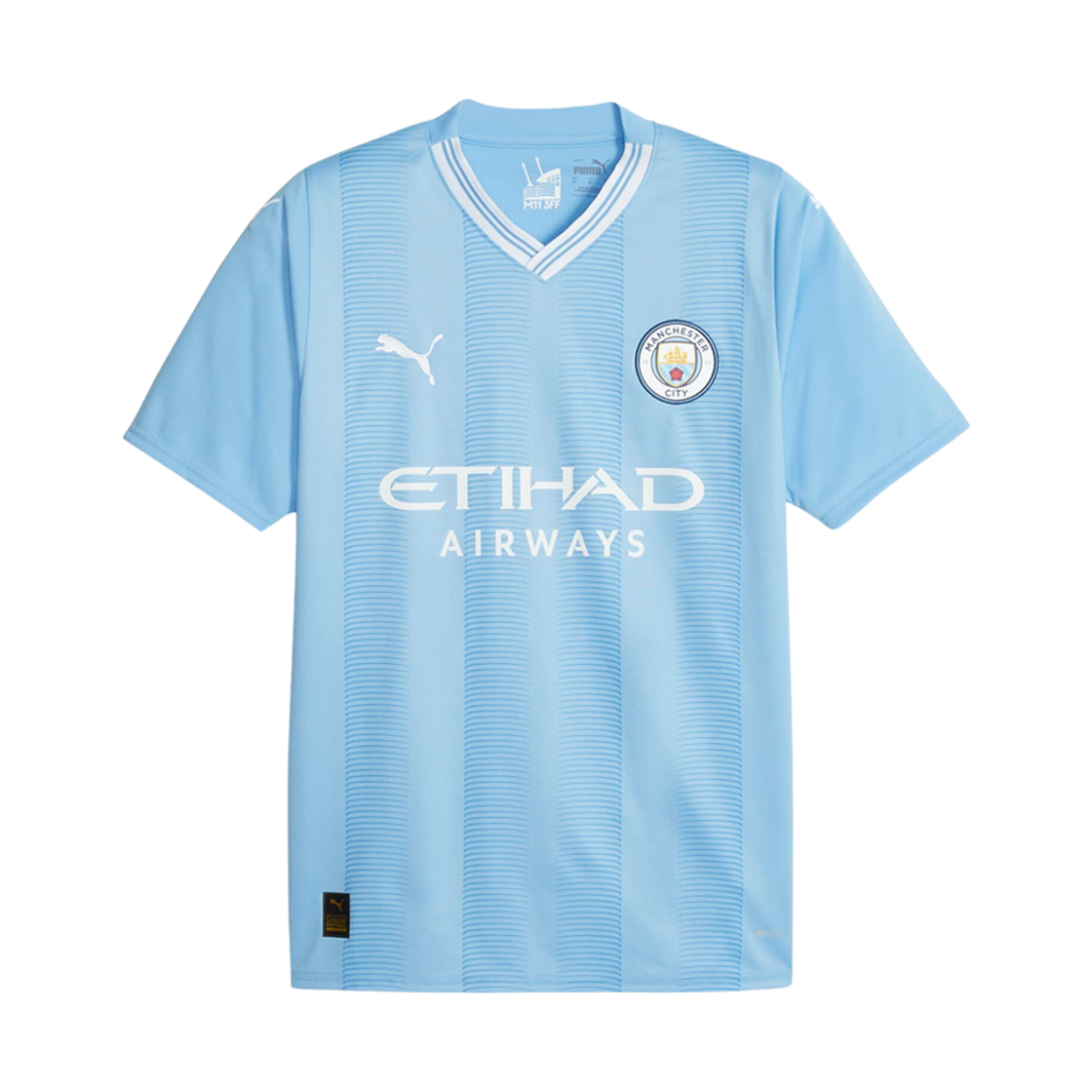 푸마 맨체스터 시티 2023/24 홈 어센틱 저지 팀 라이트 블루 (논 마킹 버전)(Puma Manchester City 2023/24 Home Authentic Jersey Team Light Blue (Non Marking Ver.)) - 1