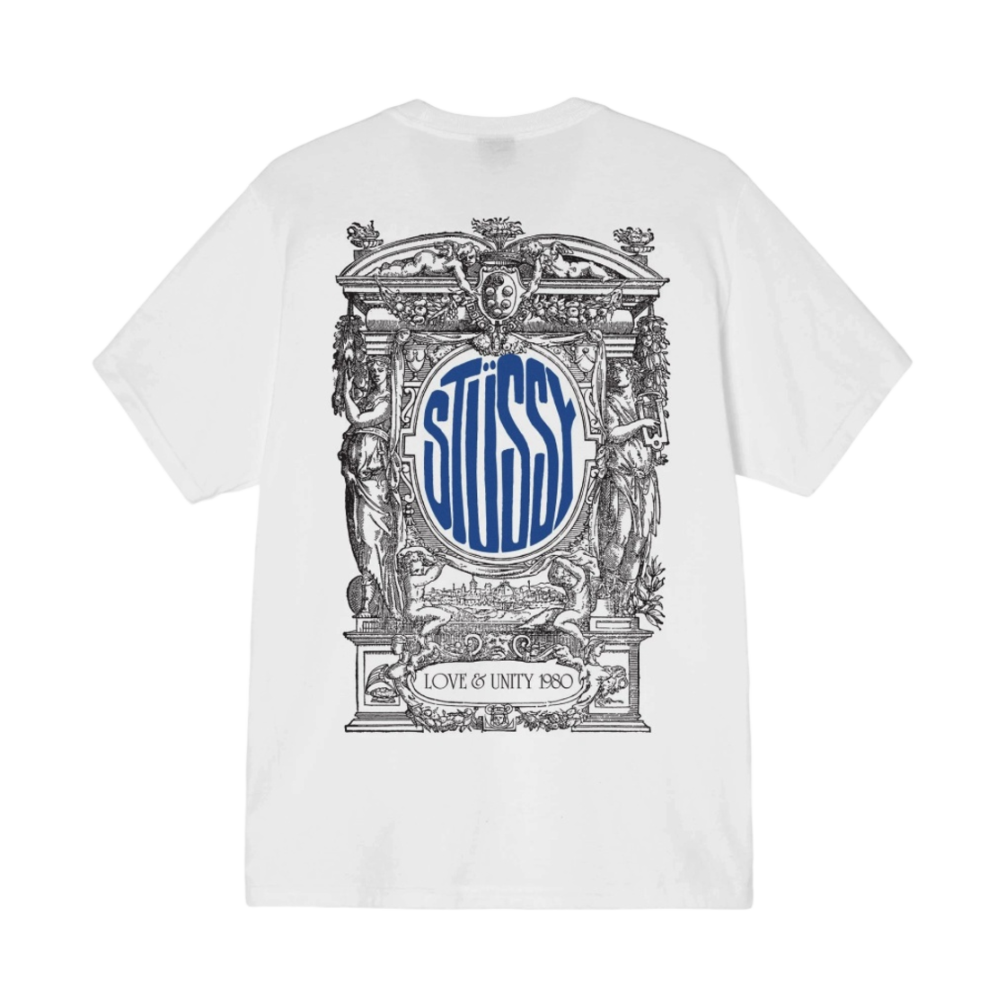 스투시 러브 & 유니티 티셔츠 화이트