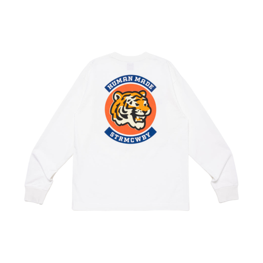 HUMAN MADE HENLEY NECK L/S T-SHIRT 白　ロンＴ 휴먼 메이드 헨리넥 롱슬리브 티셔츠 화이트 | Human Made | KREAM