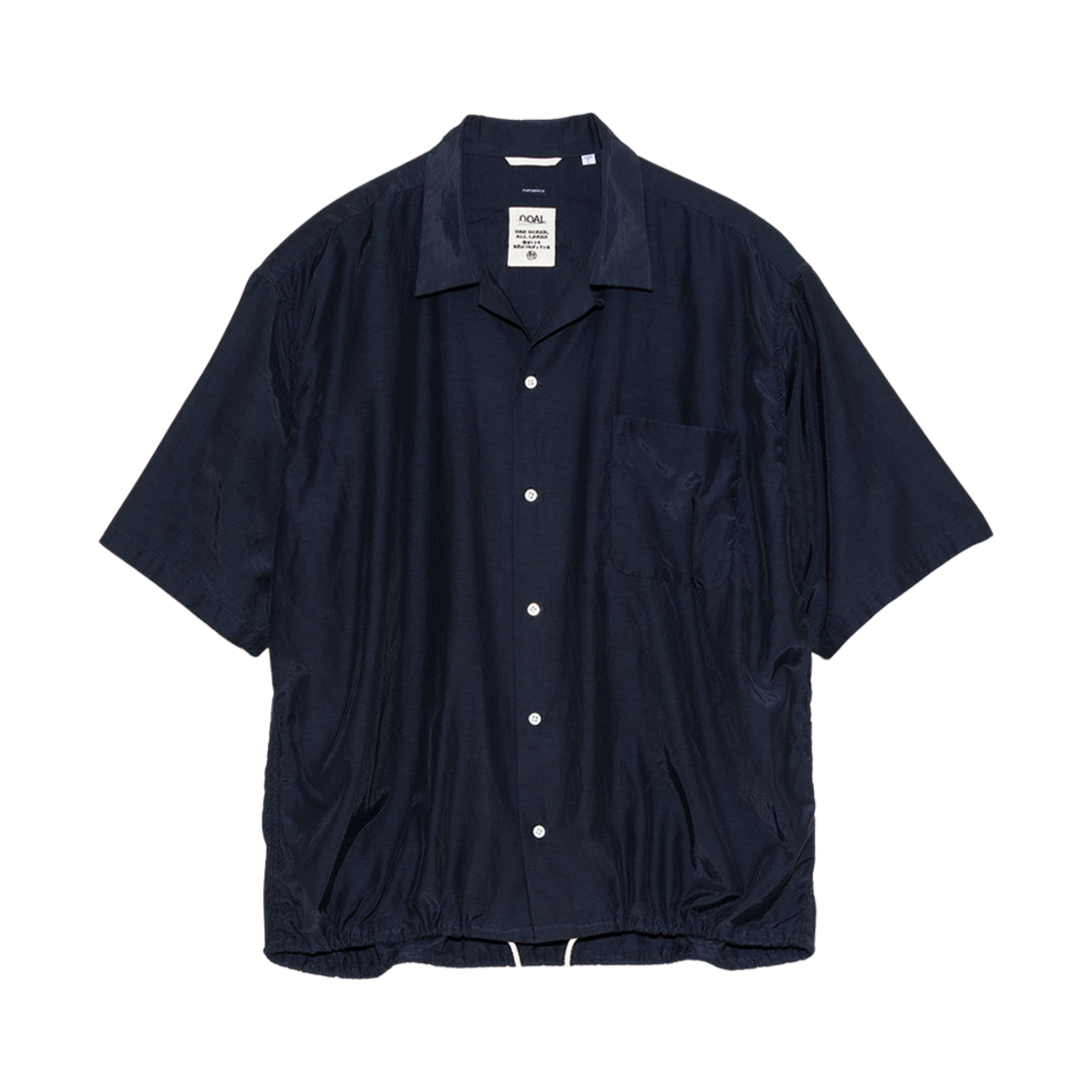S25SG019 Nanamica Open Collar S/S Shirt Navy