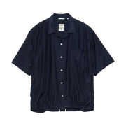 Nanamica Open Collar S/S Shirt Navy