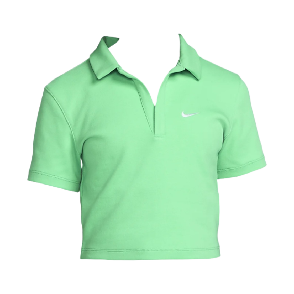 (W) 나이키 NSW 에센셜 숏슬리브 폴로 탑 스프링 그린 - 아시아
