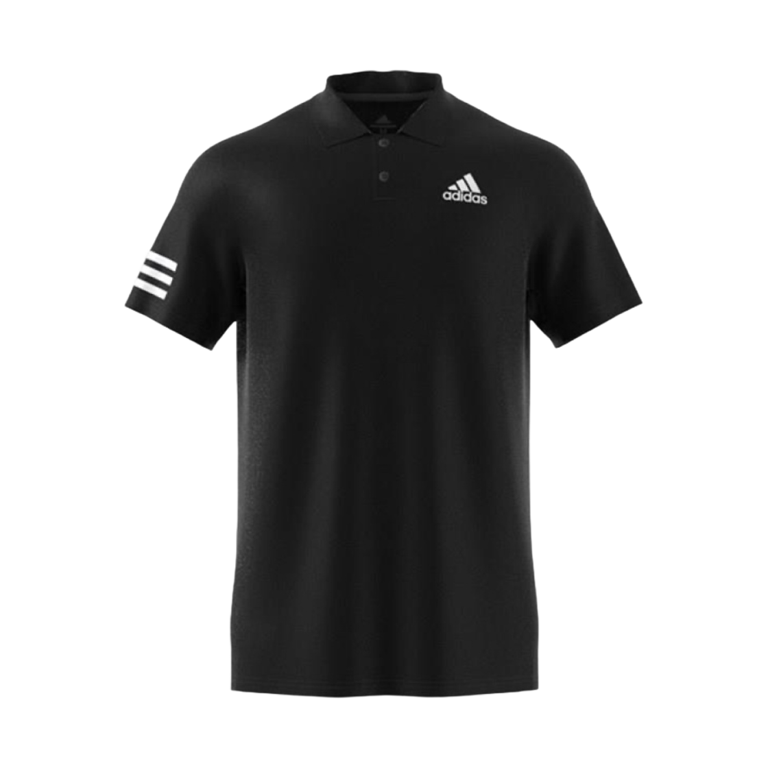 아디다스 테니스 클럽 테니스 삼선 폴로 셔츠 블랙 화이트 - KR 사이즈(Adidas Tennis Club Tennis 3-Stripes Polo Shirt Black White - KR Sizing) - 1