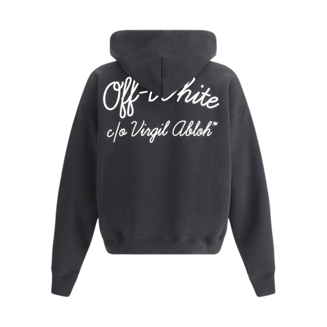 오프화이트 버질 아블로 로고 패치 후드 블랙(Off-White Virgil Abloh Logo Patch Hoodie Black) - 2